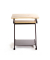 Computertisch, 75cm (H), 60x49cm (BxT), rechteckig, eiche hell / schwarz