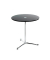 Beistelltisch 23276, 50cm (H), 45x45cm (BxT), rund, schwarz / chrom