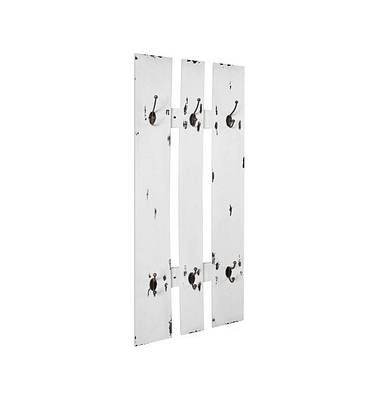 HAKU Möbel Wandgarderobe 23379 weiß Holz 6 Haken 40,0 x 100,0 cm HAKU Möbel Wandgarderobe 23379 weiß Holz 6 Haken 40,0 x 100,0 cm
