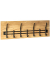 HAKU Möbel Wandgarderobe 23583 braun Holz 6 Haken 60,0 x 20,0 cm