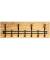 HAKU Möbel Wandgarderobe 23583 braun Holz 6 Haken 60,0 x 20,0 cm