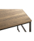 Schreibtischkombination 23898, 74cm (H), 120x60cm (BxT), rechteckig, eiche / schwarz