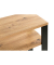 Konsolentisch 23967, 75cm (H), 70x28cm (BxT), rechteckig, eiche / schwarz