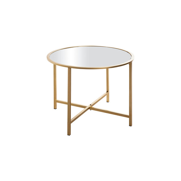 4001070247445 - Beistelltisch Spiegel gold 600 x 600 x 450 cm 4001070247445 HAKU Möbel 4001070247445 - Beistelltisch Spiegel gold 600 x 600 x 450 cm 4001070247445 HAKU Möbel