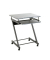 Computertisch, 75cm (H), 60x49cm (BxT), rechteckig, anthrazit / anthrazit