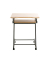 Computertisch, 75cm (H), 60x49cm (BxT), rechteckig, eiche hell / anthrazit
