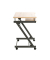 Computertisch, 75cm (H), 60x49cm (BxT), rechteckig, eiche hell / anthrazit