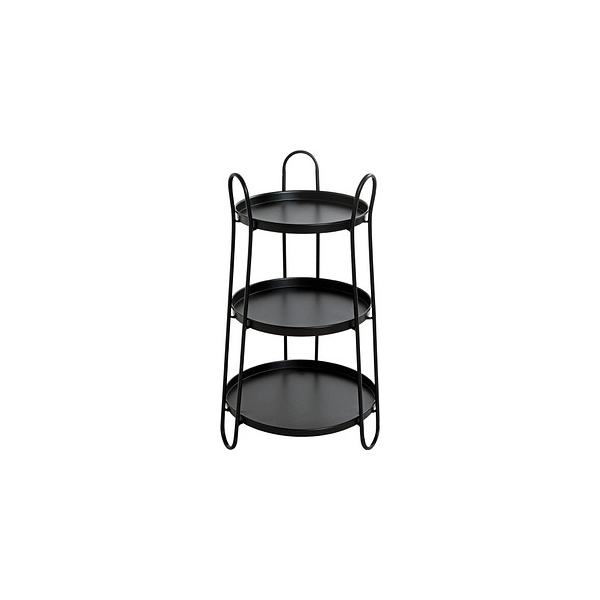4001070255471 - Beistelltisch Metall schwarz 430 x 430 x 720 cm 4001070255471 HAKU Möbel 4001070255471 - Beistelltisch Metall schwarz 430 x 430 x 720 cm 4001070255471 HAKU Möbel