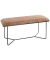 HAKU Möbel Bank 25851 braun Leder 100,0 cm