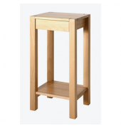 Beistelltisch 30410, 73cm (H), 37x33cm (BxT), rechteckig, buche / buche