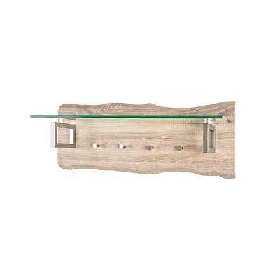 HAKU Möbel Wandgarderobe 32165 braun Holz 4 Haken 75,0 x 29,0 cm HAKU Möbel Wandgarderobe 32165 braun Holz 4 Haken 75,0 x 29,0 cm