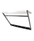 HAKU Möbel Wandgarderobe 32849 weiß Holz 6 Haken 60,0 x 40,0 cm
