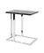 Beistelltisch 33512, 58cm (H), 54x37cm (BxT), rechteckig, schwarz / silber