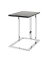 Beistelltisch 33512, 58cm (H), 54x37cm (BxT), rechteckig, schwarz / silber