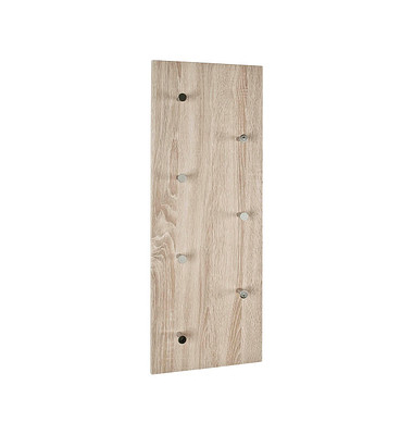 HAKU Möbel Wandgarderobe 42090 braun Holz 7 Haken 80,0 x 30,0 cm HAKU Möbel Wandgarderobe 42090 braun Holz 7 Haken 80,0 x 30,0 cm