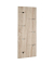 HAKU Möbel Wandgarderobe 42090 braun Holz 7 Haken 80,0 x 30,0 cm