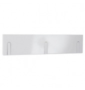HAKU Möbel Wandgarderobe 42338 weiß Holz 3 Haken 44,0 x 10,0 cm