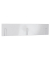 HAKU Möbel Wandgarderobe 42338 weiß Holz 3 Haken 44,0 x 10,0 cm