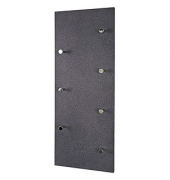 HAKU Möbel Wandgarderobe 42550 anthrazit Holz 7 Haken 80,0 x 30,0 cm