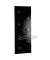 HAKU Möbel Wandgarderobe 42590 schwarz Holz 7 Haken 80,0 x 30,0 cm
