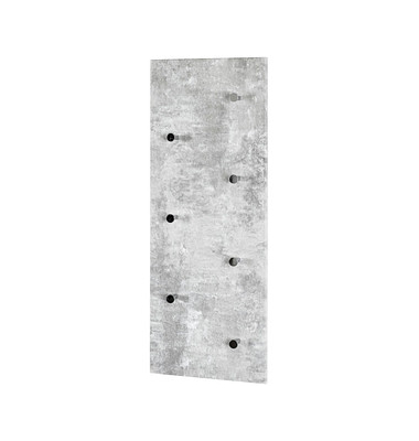 HAKU Möbel Wandgarderobe 42650 grau Holz 7 Haken 80,0 x 30,0 cm