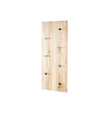 HAKU Möbel Wandgarderobe 42950 braun Holz 7 Haken 80,0 x 30,0 cm HAKU Möbel Wandgarderobe 42950 braun Holz 7 Haken 80,0 x 30,0 cm