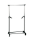 HAKU Möbel Rollgarderobe 44534 schwarz Metall 81,0 x 100,0-177,0 cm