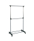 HAKU Möbel Rollgarderobe 44708 silber Metall 90,0 x 120,0-210,0 cm