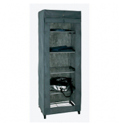 HAKU Möbel Regalschrank 44741 anthrazit 4 Fachböden 60,0 x 50,0 x 173,0 cm
