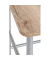 HAKU Möbel Herrendiener 81950 grau Metall 46,0 x 109,0 cm
