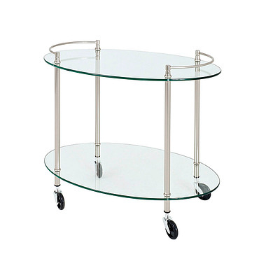 HAKU Möbel Servierwagen silber 68,0 cm 63,0 cm HAKU Möbel Servierwagen silber 68,0 cm 63,0 cm