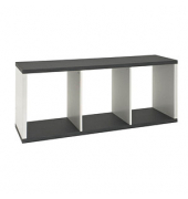 HAKU Möbel Aktenregal granitoptik, weiß 117,0 x 30,0 x 50,0 cm