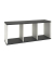 HAKU Möbel Aktenregal granitoptik, weiß 117,0 x 30,0 x 50,0 cm