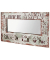 HAKU Möbel Wandgarderobe 89939 Motiv Holz 4 Haken 80,0 x 52,0 cm