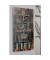HAKU Möbel Wandgarderobe 89952 Motiv Holz 5 Haken 30,0 x 60,0 cm