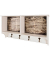 HAKU Möbel Wandgarderobe 89961 Motiv Holz 4 Haken 65,0 x 40,0 cm