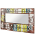 HAKU Möbel Wandgarderobe 89992 Motiv Holz 4 Haken 80,0 x 52,0 cm