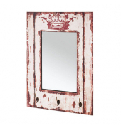 HAKU Möbel Wandgarderobe 89993 Motiv Holz 3 Haken 52,0 x 80,0 cm