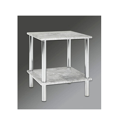 Beistelltisch 90438, 47cm (H), 39x39cm (BxT), quadratisch, Betonoptik / betonoptik Beistelltisch 90438, 47cm (H), 39x39cm (BxT), quadratisch, Betonoptik / betonoptik