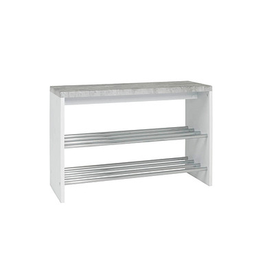 HAKU Möbel Schuhbank 95631 beton Holz 81,0 cm HAKU Möbel Schuhbank 95631 beton Holz 81,0 cm