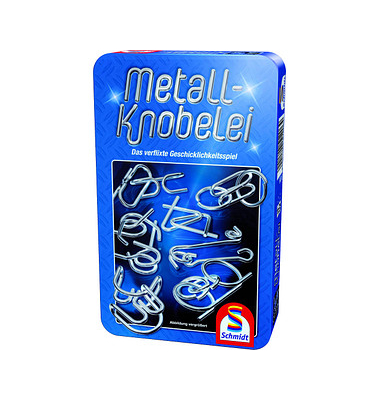 Schmidt Metall-Knobelei Duell Geschicklichkeitsspiel Schmidt Metall-Knobelei Duell Geschicklichkeitsspiel