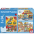 Schmidt Feuerwehr & Polizei Puzzle 3x 24 Teile