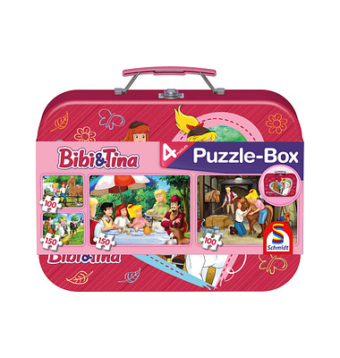 Schmidt Bibi & Tina Puzzle 2x 100 und 2x 150 Teile Schmidt Bibi & Tina Puzzle 2x 100 und 2x 150 Teile