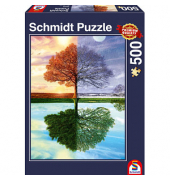 Schmidt Der Jahreszeiten-Baum Puzzle 500 Teile