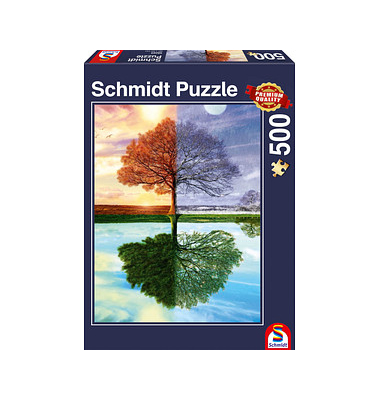 Schmidt Der Jahreszeiten-Baum Puzzle 500 Teile Schmidt Der Jahreszeiten-Baum Puzzle 500 Teile