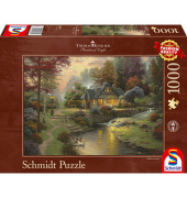Schmidt Thomas Kinkade Friedliche Abendstimmung Puzzle 1000 Teile
