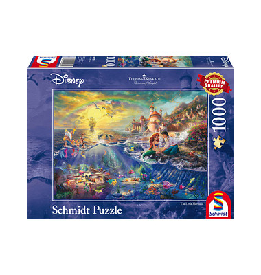 Schmidt Thomas Kinkade Kleine Meerjungfrau - Arielle Puzzle 1000 Teile