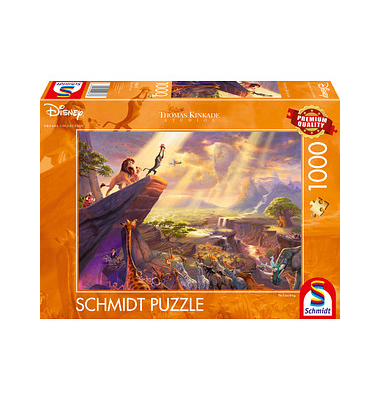 Schmidt Disney Thomas Kinkade König der Löwen Puzzle 1000 Teile