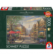 Schmidt Thomas Kinkade Café in München Puzzle 1000 Teile