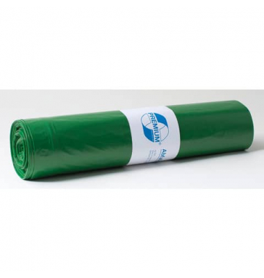 Müllsäcke 12022 Premium Typ 60, grün, 120 Liter, extrastark